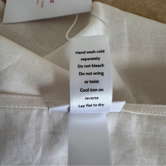 Andie Swim White Linen Sleeveless V Neck Wrap Maxi Womens Size M Swim Cover Up - Picture 15 of 15